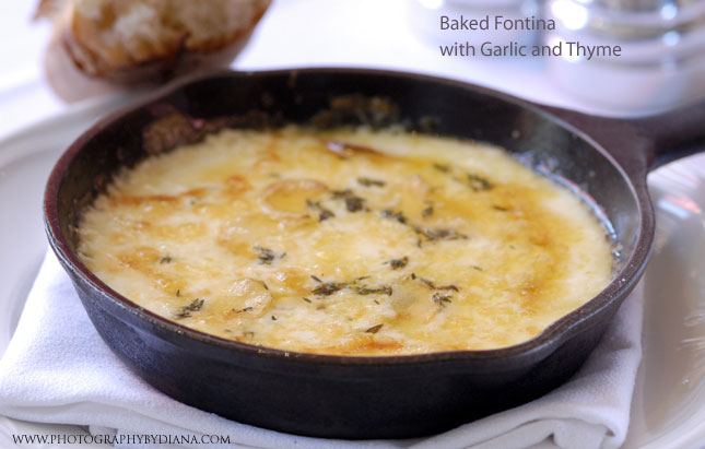 ** This photograph is copyrighted and protected, visit www.photographybydiana.com for more information  **    photo of: Jimmy Bradley Baked Fontina 